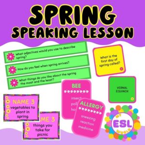 Spring conversation lesson