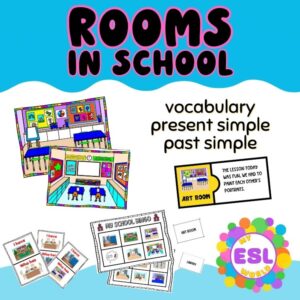 Rooms in school - Back to school ESL lesson for juniors