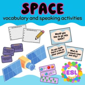 Space Vocabulary & Conversation Activities
