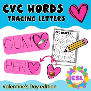 Tracing CVC words activities