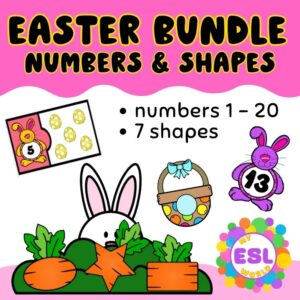 Easter BUNDLE - Numbers and Shapes