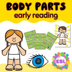 Body parts - Early reading lesson