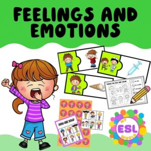 Feelings & Emotions ESL Lesson 2 – Are You…? / Is He…? Questions (No Prep, Primary)