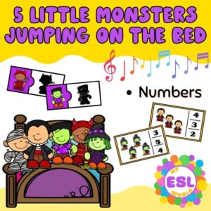 Five little monsters song