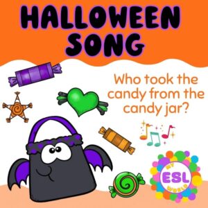 Who Took the Candy from the Candy Jar? | 1 Halloween ESL Lesson | Counting & Shapes
