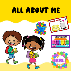 All About Me – Back to School ESL Speaking & Getting to Know You Activities