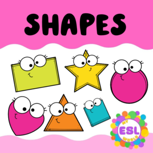2D Shapes | 2 Interactive ESL Lessons | Games, Sorting, Counting & Speaking Activities