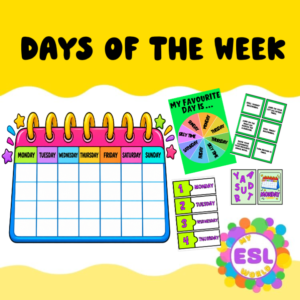 Days of the Week ESL Lesson | 10 Fun Activities & Games