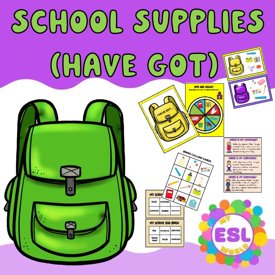 School Supplies & Have Got | Full Speaking Unit