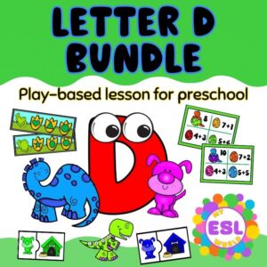 Letter D - Bundle (Dog and Dinosaur)