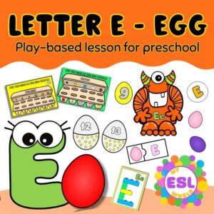Letter E - Egg