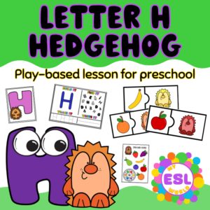Letter H - Hedgehog