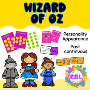Wizard of Oz- Personality adjectives and past continuous