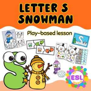 Letter S - Snowman