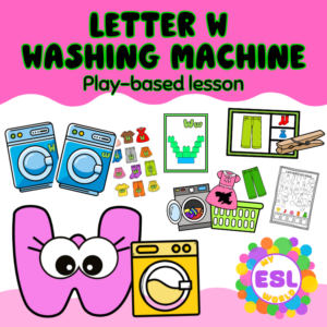 Letter W - Washing machine