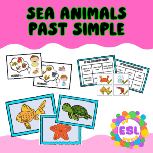 Sea Animals: Introducing Past Simple Irregular Verbs