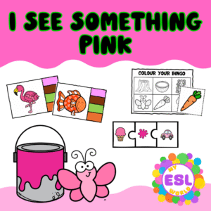 I see something pink - Song lesson
