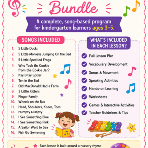 Teaching English with songs Bundle