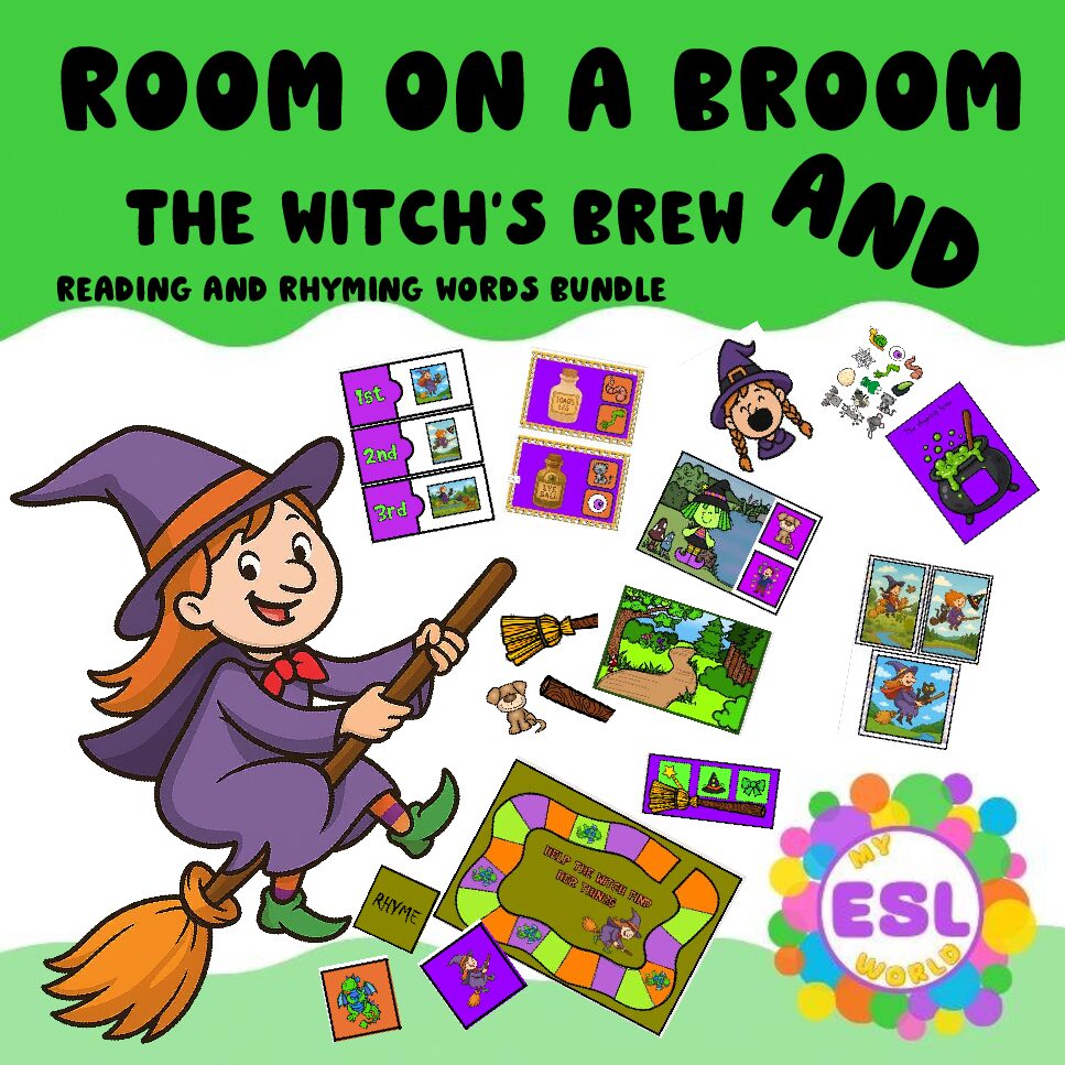 Witches’ Stories & Activities Bundle: Room on the Broom + The Witches’ Brew