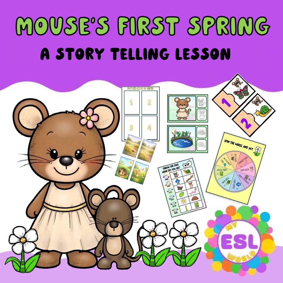 Mouse’s first spring – Play-Based ESL Storytelling Lesson – My ESL World