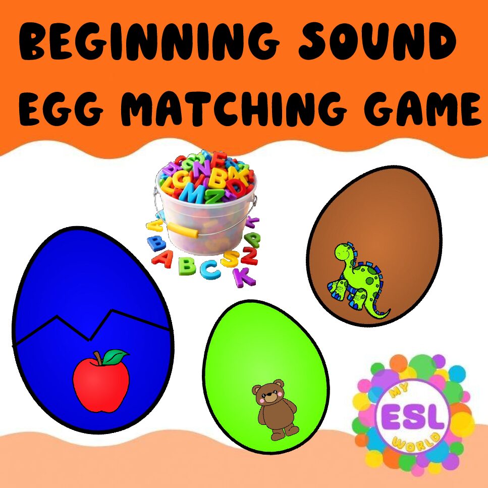 Beginning Sounds Egg Match Game
