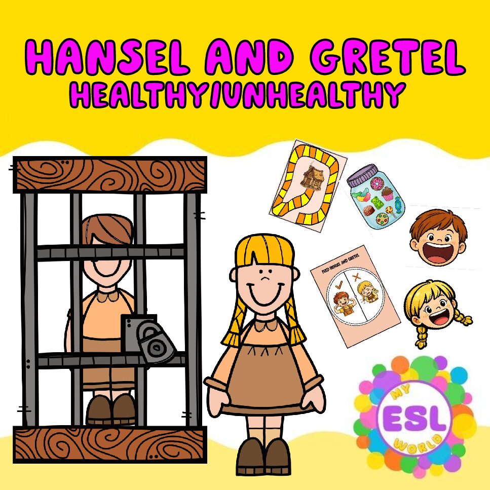 Hansel and Gretel ESL Unit | 2 Full Lessons for Non-Readers & Early Readers