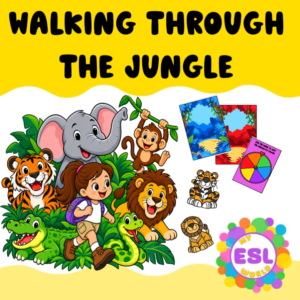 Walking Through the Jungle | 2 ESL Lessons for Preschool & Kindergarten