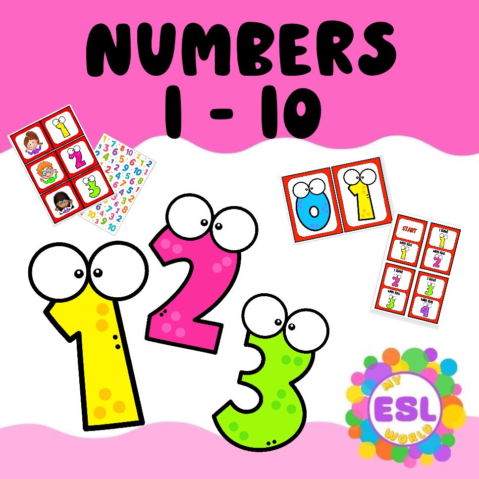 Numbers 1–10 ESL Lesson | Counting Games & Activities for Kindergarten